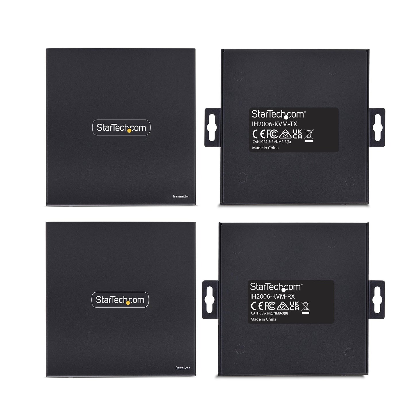 StarTech.com HDMI KVM Extender Over IP Network, 4K 60Hz, Driverless, HDMI and USB KVM Switch