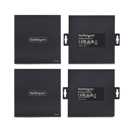 StarTech.com HDMI KVM Extender Over IP Network, 4K 60Hz, Driverless, HDMI and USB KVM Switch