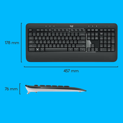 Logitech MK540 Advanced Wireless Keyboard & Mouse Combo