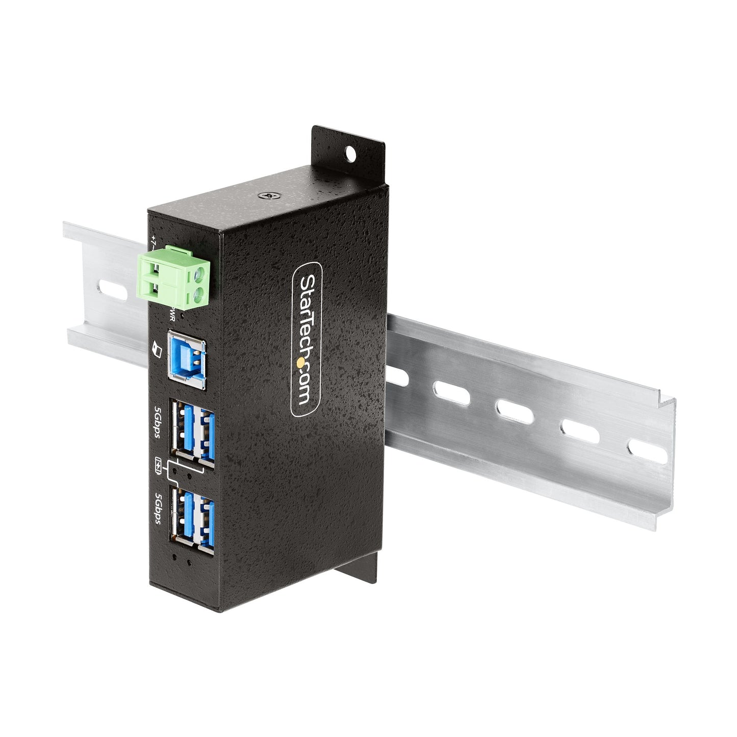 StarTech.com 4-Port Managed USB Hub with 4x USB-A, Heavy Duty with Metal Industrial
