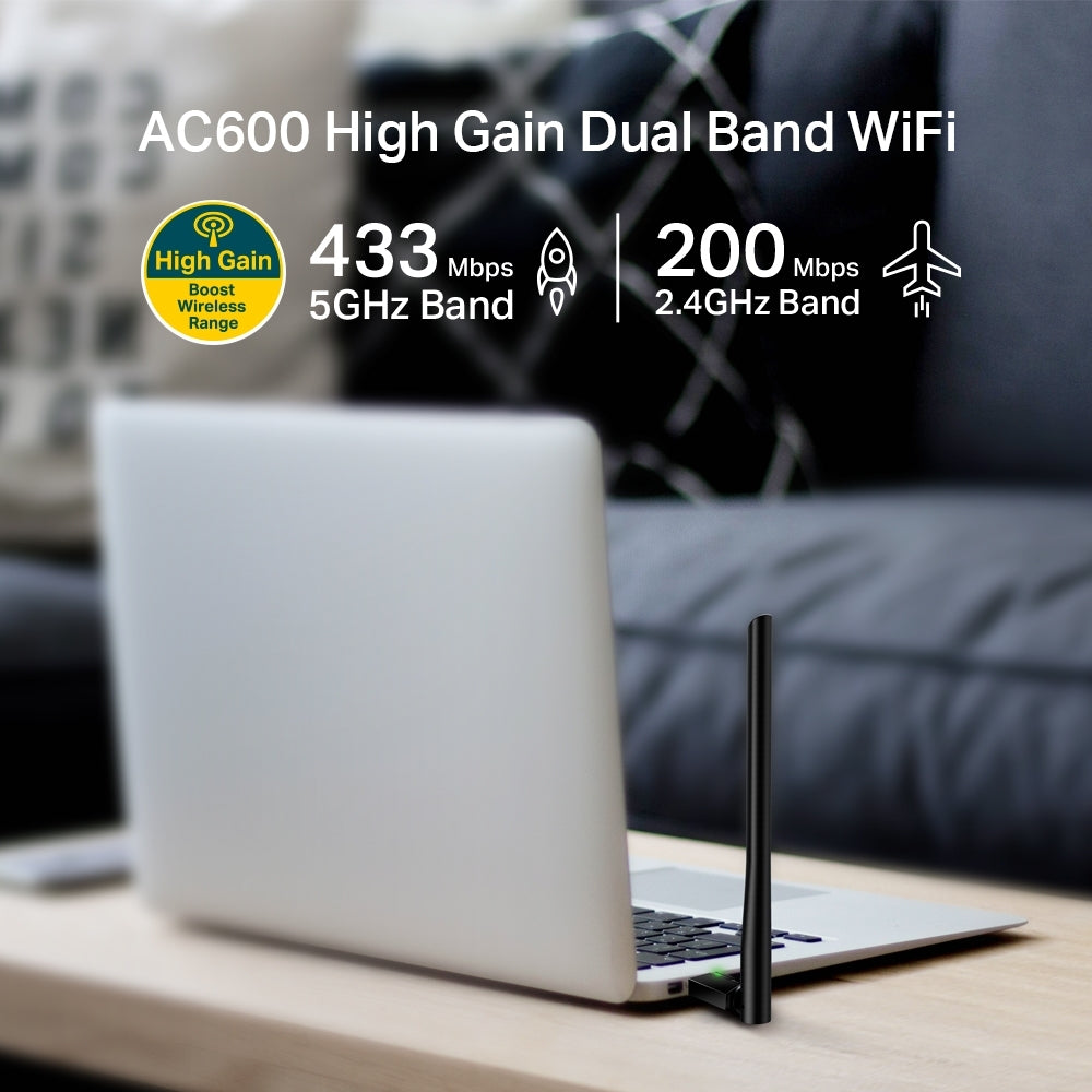 TP-LINK Archer T2U Plus Internal WLAN 600 Mbit/s Network Adapter