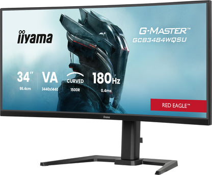 iiyama G-MASTER GCB3484WQSU-B1 34" UWQHD VA 180Hz Curved Monitor