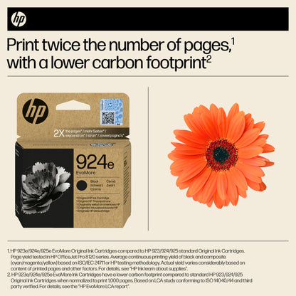 HP 4K0V0NE/924E Black Ink Cartridge (1K pages)