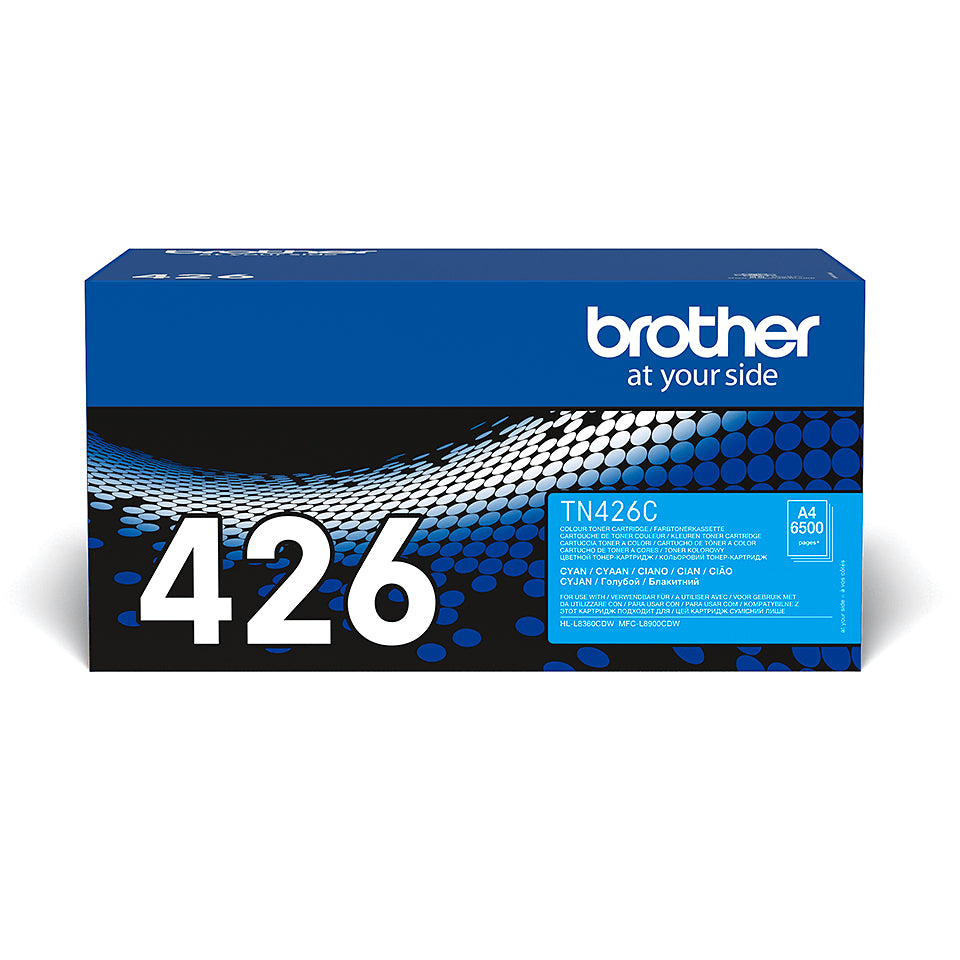 Brother TN-426C Cyan Toner Cartridge (6.5K pages, Brother HL-L 8360)