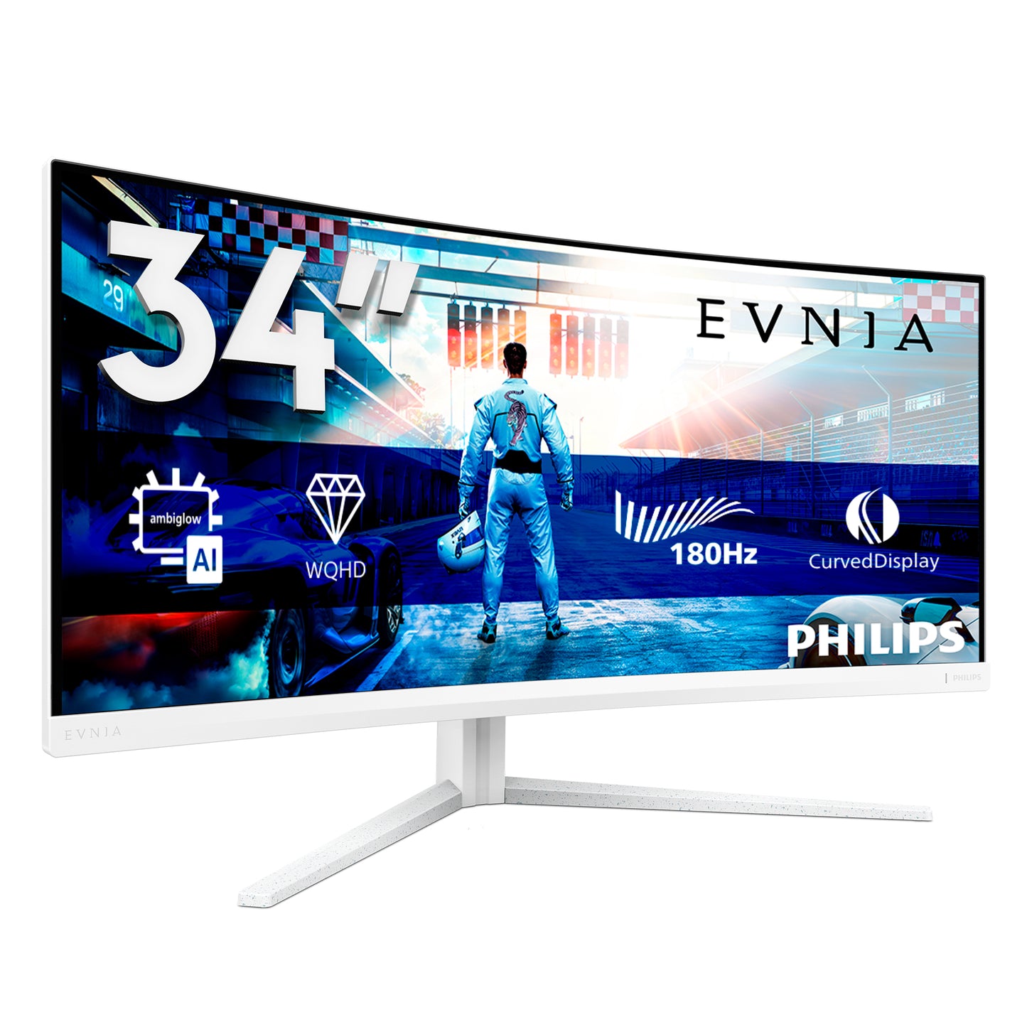Philips Evnia 5000 34M2C5501A/00 34" UWQHD VA 180Hz Curved Monitor