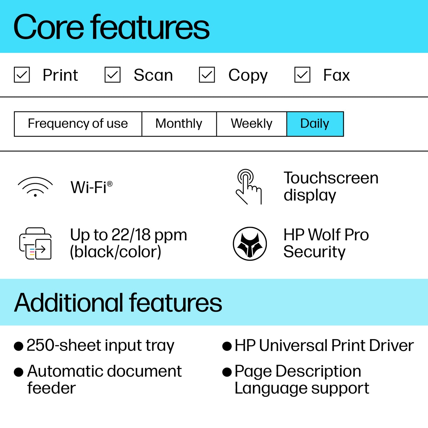 HP OfficeJet Pro 9120b Wireless All-in-One Color Printer, Two-sided printing