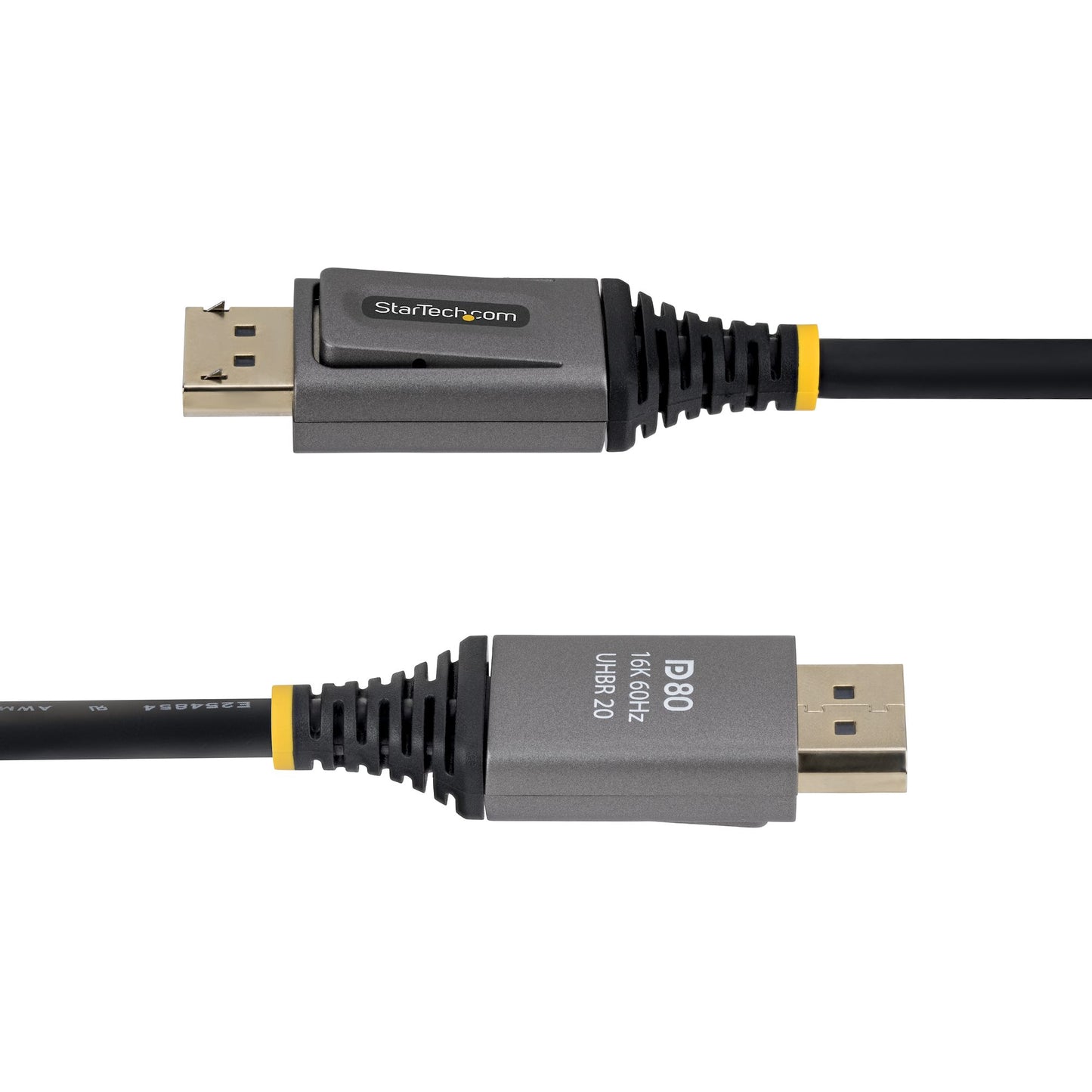 StarTech.com 2m DisplayPort 2.1 Cable, VESA Certified DP80 DisplayPort Cable
