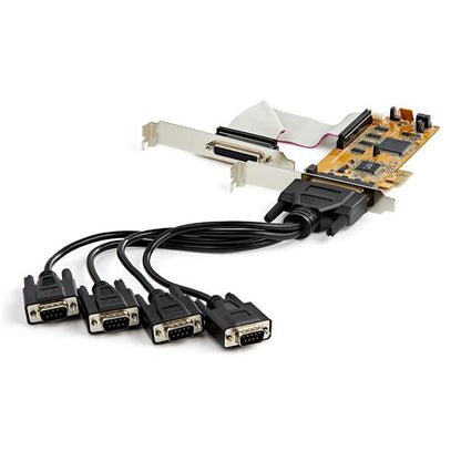 StarTech.com 8-Port PCI Express RS232 Serial Adapter Card, PCIe RS232 Serial Card Hub (S1050LP)