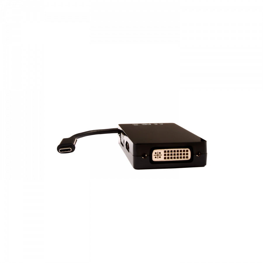V7 V7UC-VGADVIHDMI-BLK USB graphics adapter 3840 x 2160 pixels Black Hub