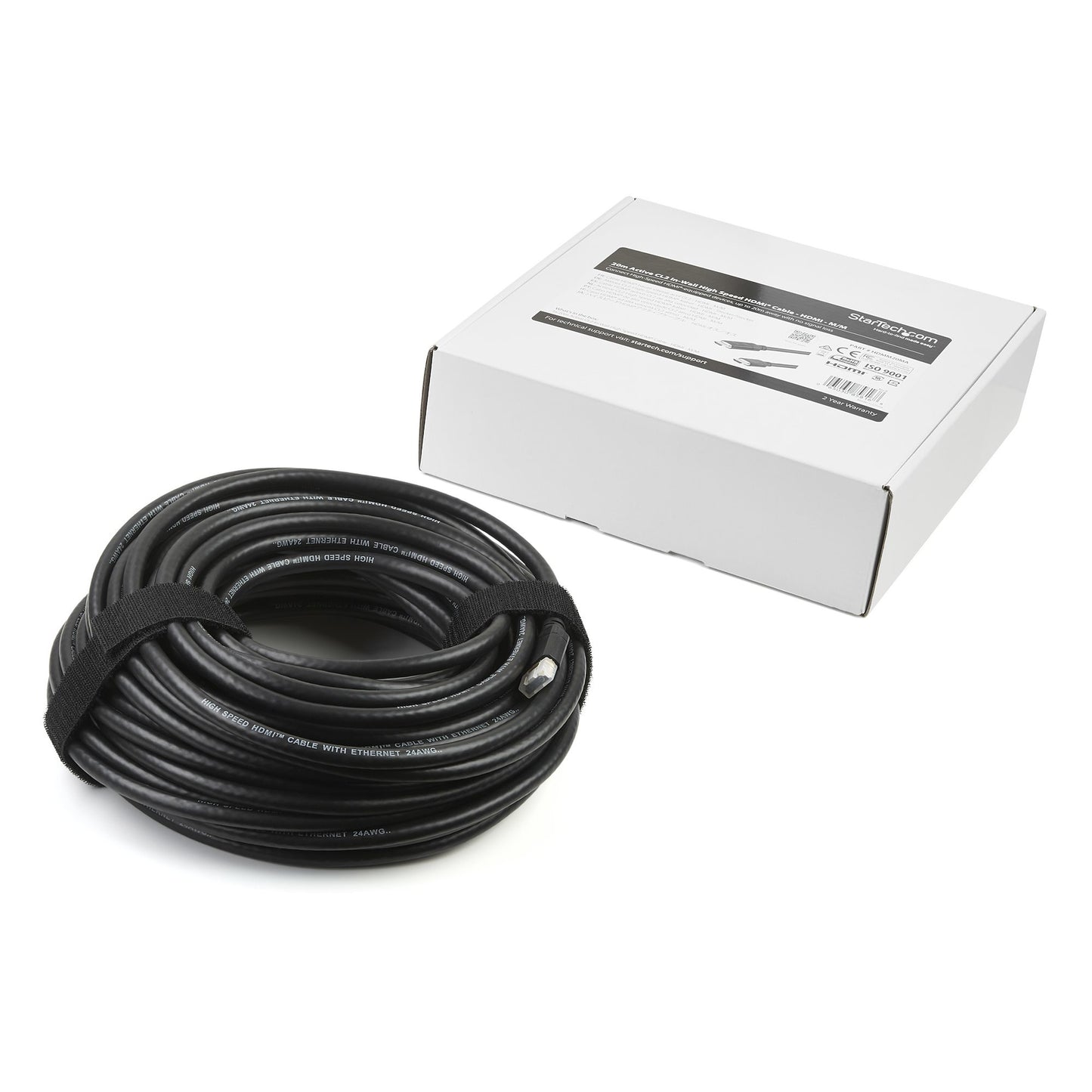 StarTech.com 65ft (20m) Active High Speed HDMI Cable, 4K 30Hz / 1080p 120Hz, HDCP