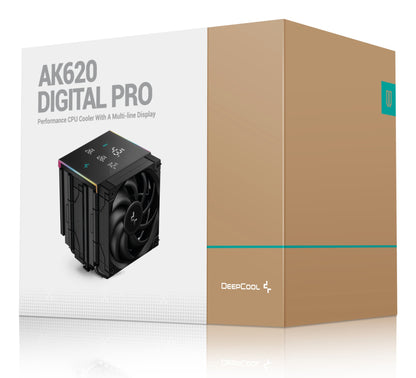 DeepCool AK620 Digital PRO Processor Air cooler 12 cm Black 1 pc(s) Cooling