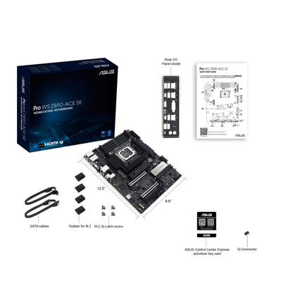 ASUS PRO WS Z890-ACE SE Intel Z890 LGA 1851 (Socket V1) ATX Motherboard