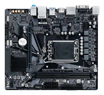 Gigabyte H610M S2H V2 Motherboard - Supports Intel Core 14th CPUs, 4+1+1 Hybrid