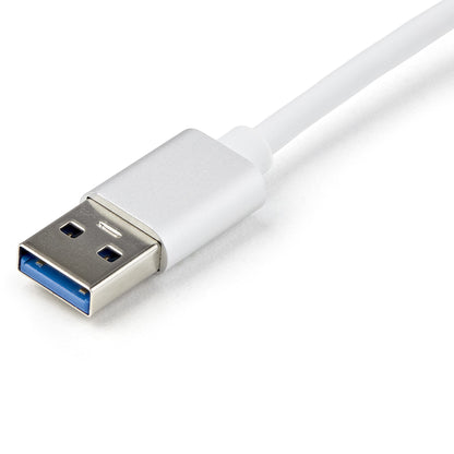 StarTech.com USB 3.0 to Gigabit Network Adapter, Silver, Sleek Aluminum Design for