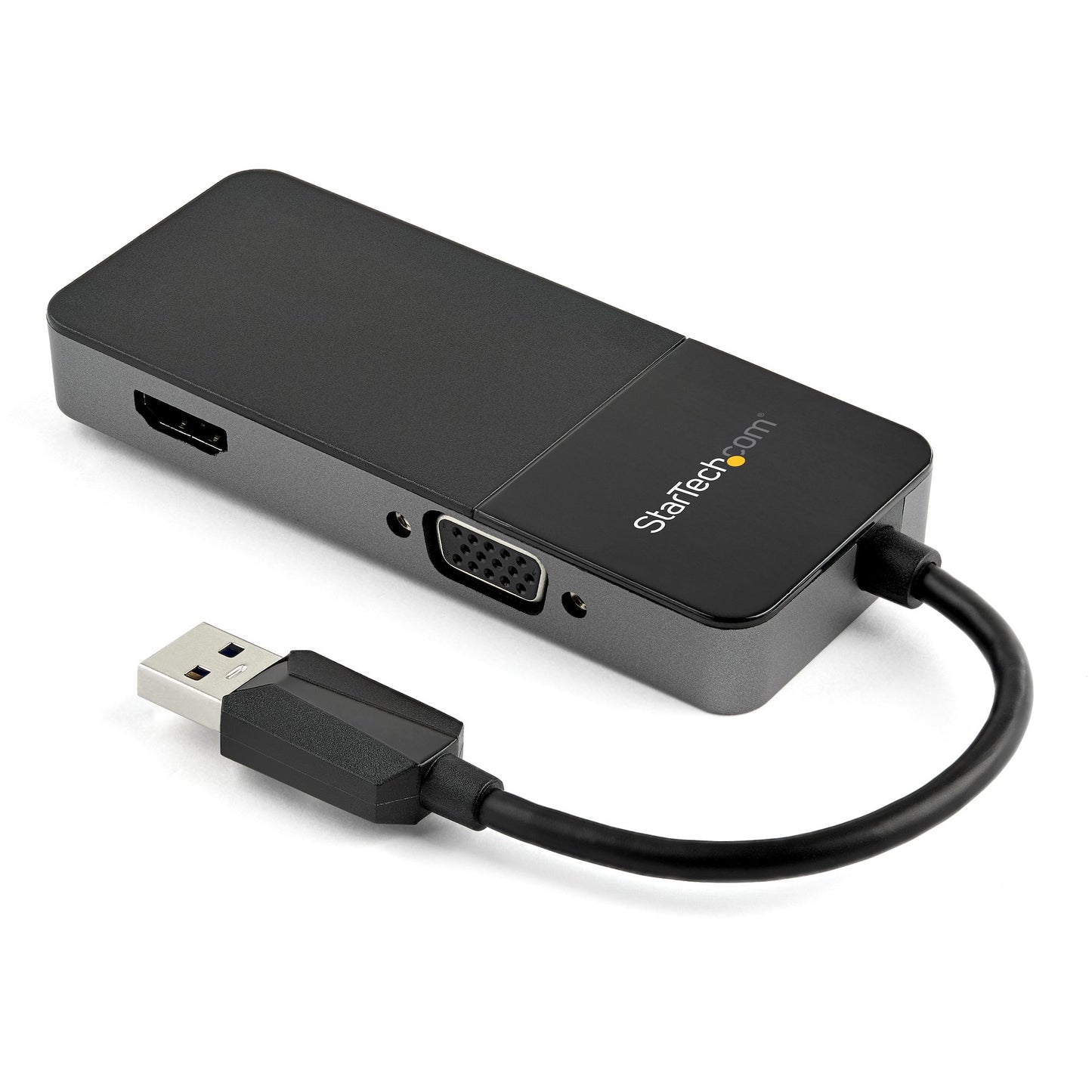 StarTech.com USB 3.0 to HDMI and VGA Adapter - 4K/1080p USB Type-A Dual Monitor Hub