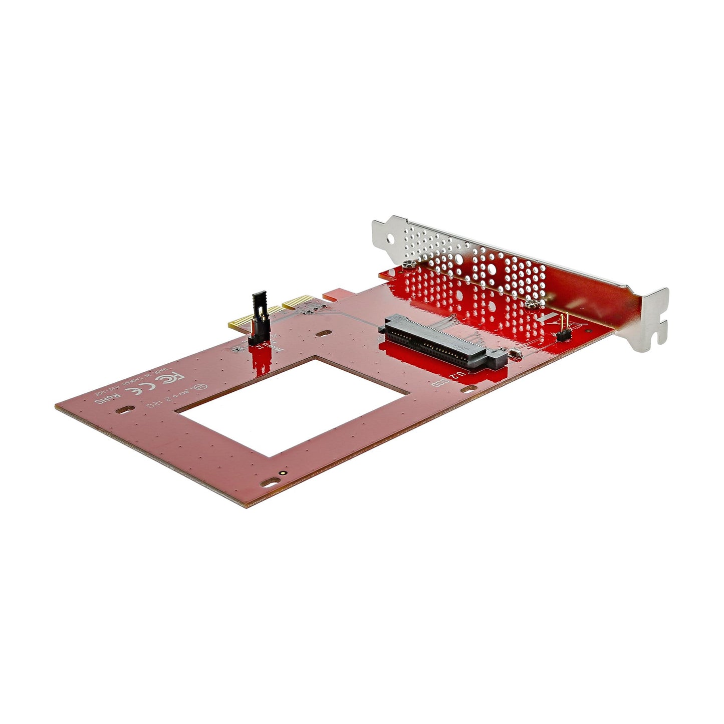 StarTech.com U.2 to PCIe Adapter for 2.5" U.2 NVMe SSD - SFF-8639 - x4 PCI Express Hub