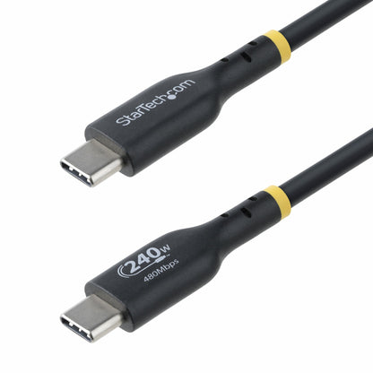 StarTech.com 10ft (3m) USB-C Charging Cable, Charge & Sync, 240W (5A) PD EPR, USB (Black)