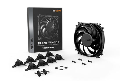 be quiet! SILENT WINGS 4 | 120mm PWM Computer case Fan 12 cm Black 1 pc(s) Cooling