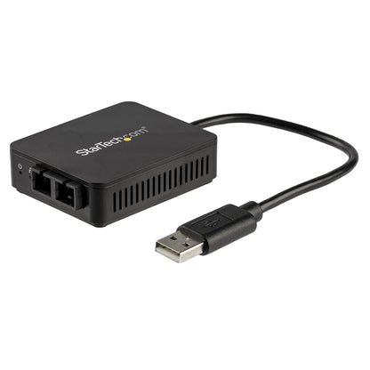 StarTech.com USB to Fiber Optic Converter - 100Mbps - USB 2.0 to Fiber Network Network Adapter