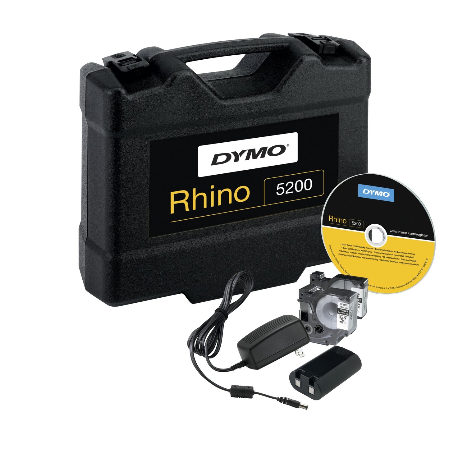 DYMO RHINO 5200 Industrial Label Maker | Labelling Machine Kit Case | Time-Saving Label Printer