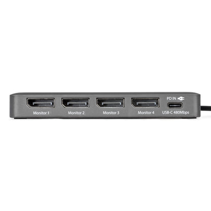 StarTech.com Quad-Monitor Workstation Adapter USB-C Docking Station (DPADAPT)