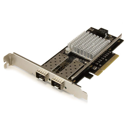 StarTech.com 2-Port 10G Fiber Network Card with Open SFP+ - PCIe, Intel Chip Network Adapter