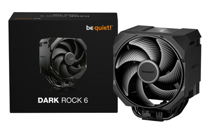 be quiet! Dark Rock 6 Chipset Air cooler 13.5 cm Black 1 pc(s) Cooling