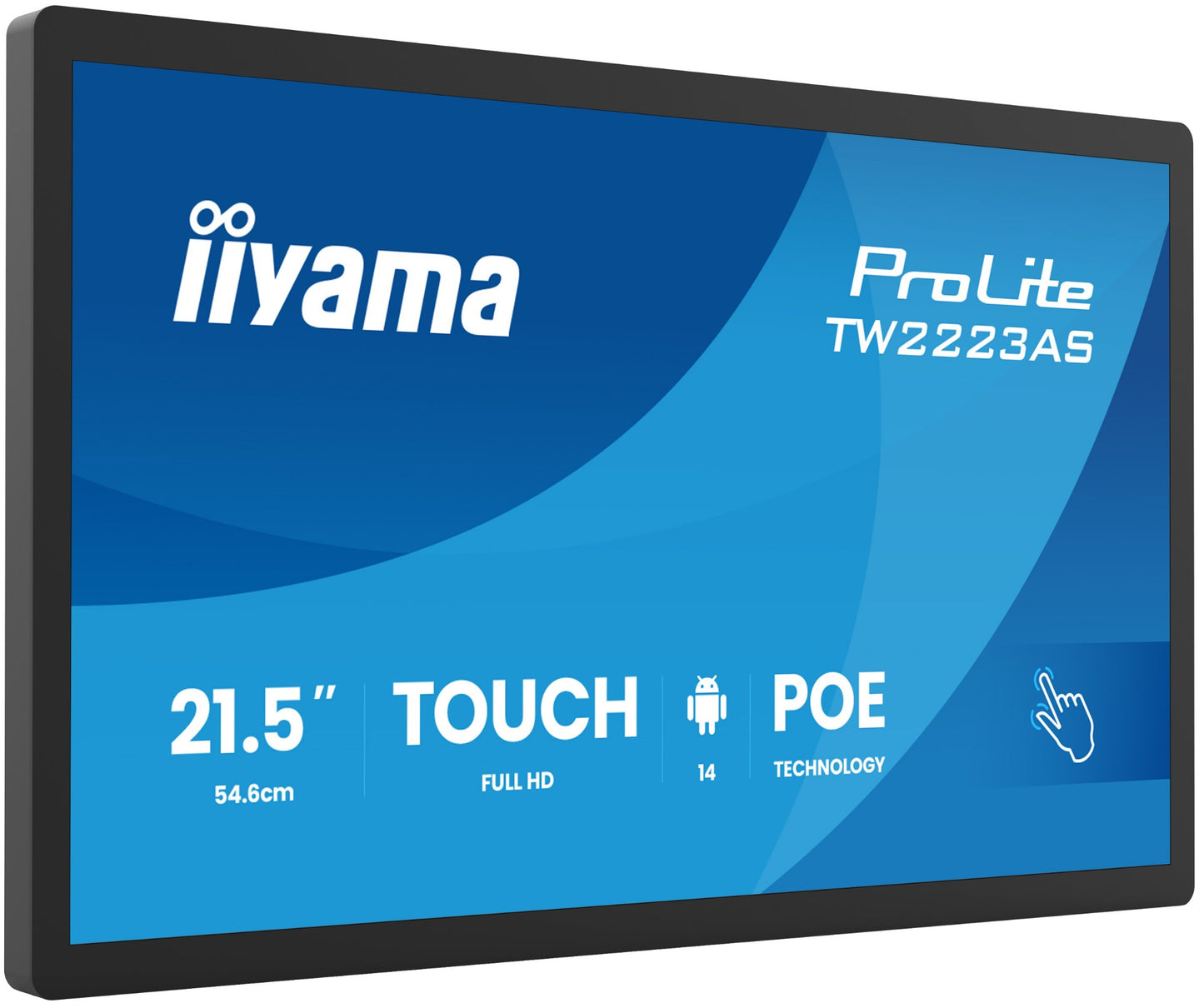 iiyama TW2223AS-B3P Signage Display Interactive flat panel 21.5" Full HD IPS Touch Monitor