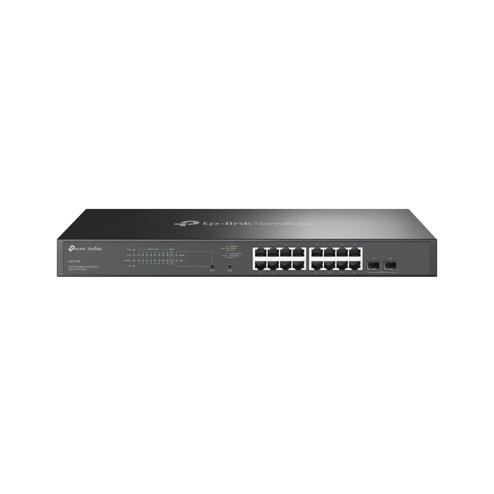 TP-LINK Omada 18-Port Gigabit Smart Switch with 16-Port PoE+