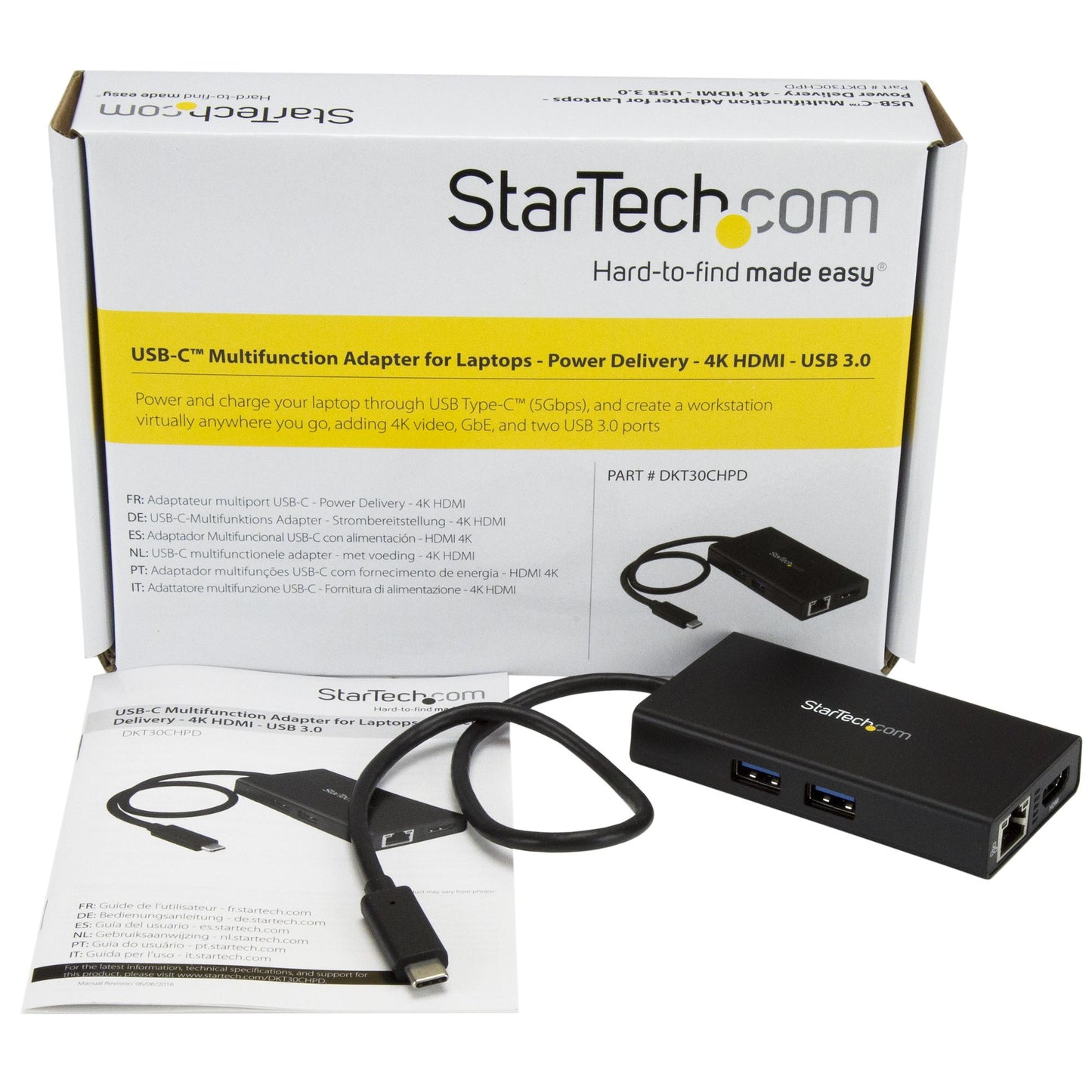StarTech.com Multiport Adapter Travel USB-C Docking Station 60W