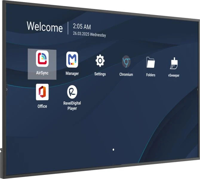 ViewSonic 75" 4K Commercial Display with ProAV Integration 4K UHD Monitor
