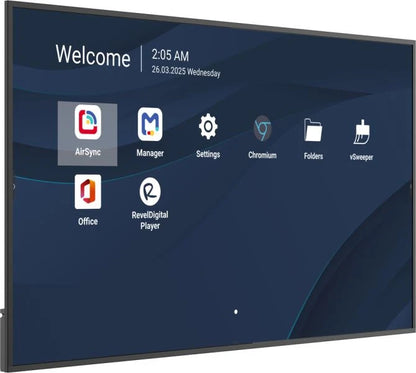 ViewSonic 75" 4K Commercial Display with ProAV Integration 4K UHD Monitor