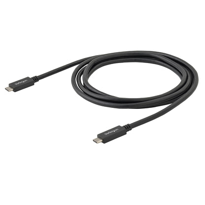 StarTech.com 6.6ft (2m) USB-C Cable, USB 5Gbps, 60W (3A) Power Delivery, 4K 60Hz DP
