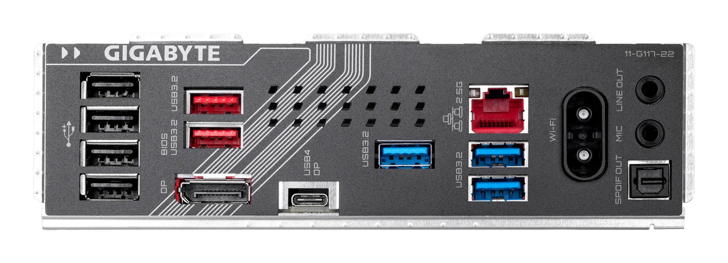 Gigabyte Z890 GAMING X WIFI7 Motherboard - Supports Intel Core Ultra (Series 2)