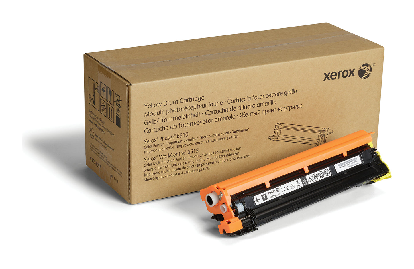 Xerox 108R01419 Yellow Toner Cartridge (48K pages, Xerox Phaser 6510)