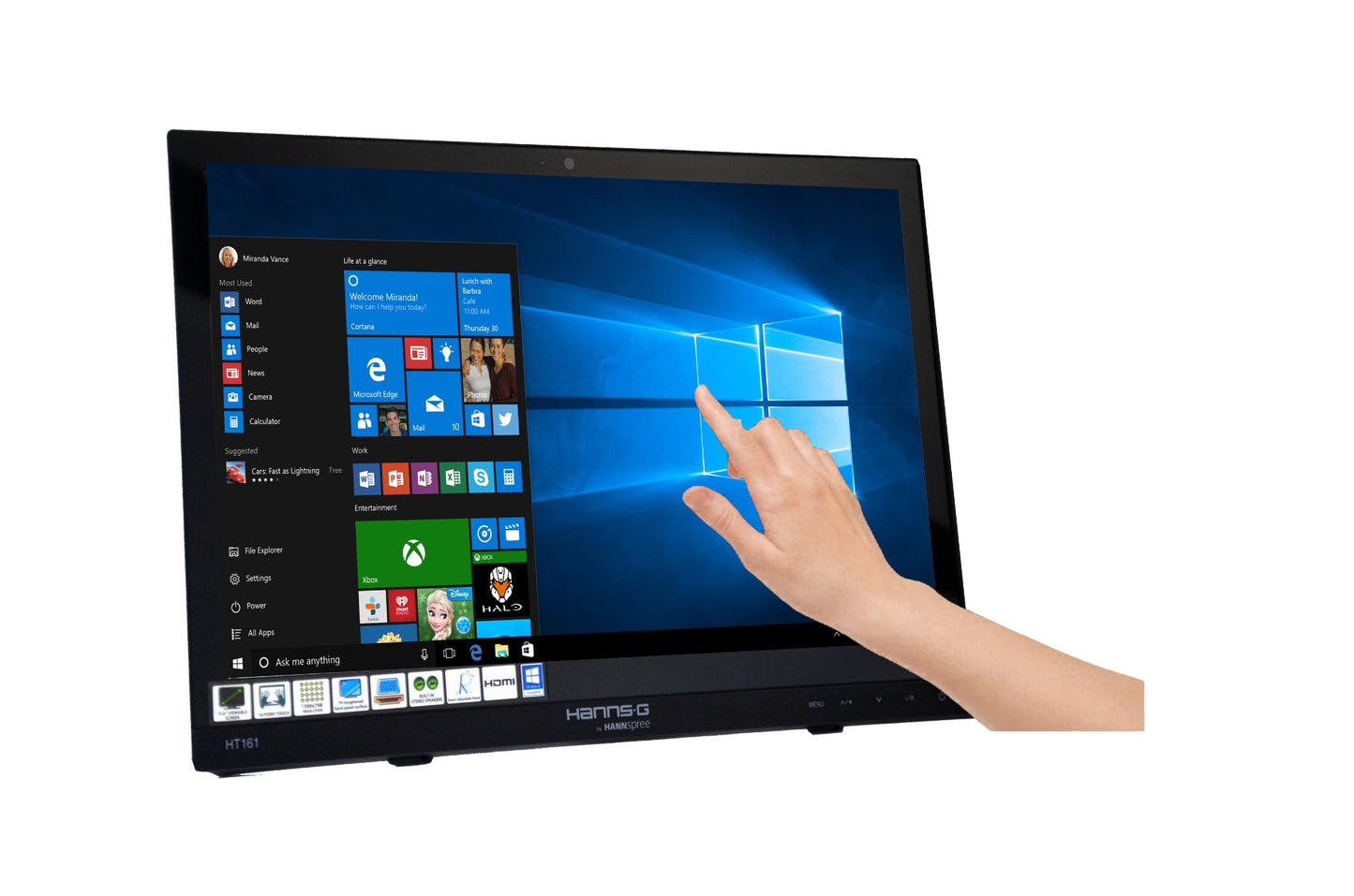 Hannspree HT161HNB 15.6" HD Touch Monitor