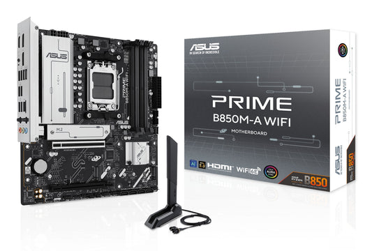 ASUS PRIME B850M-A WIFI AMD B850 Socket AM5 micro ATX Motherboard