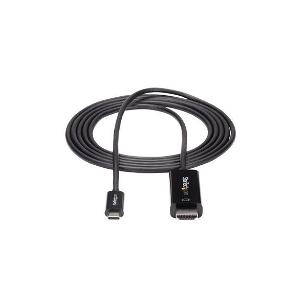StarTech.com 6.6ft (2m) USB C to HDMI Cable - 4K 60Hz USB Type C to HDMI 2.0 Video