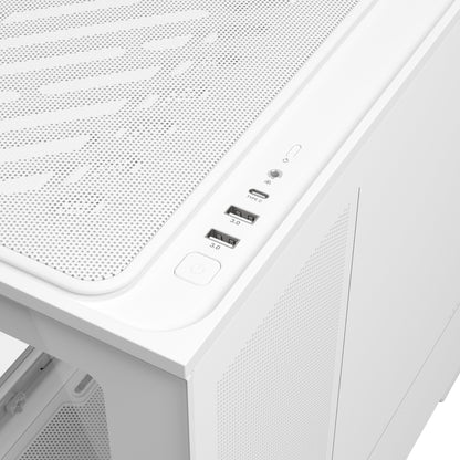 ASUS PRIME AP202 ARGB Mini Tower White PC Case