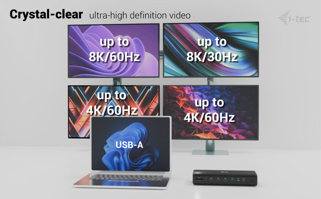 i-tec Universal 6x 4K/60Hz USB-C Docking Station 140W