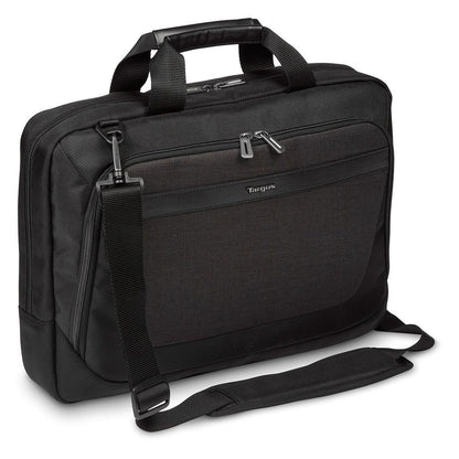 Targus CitySmart 39.6 cm (15.6") Briefcase Black, Grey Laptop Bag