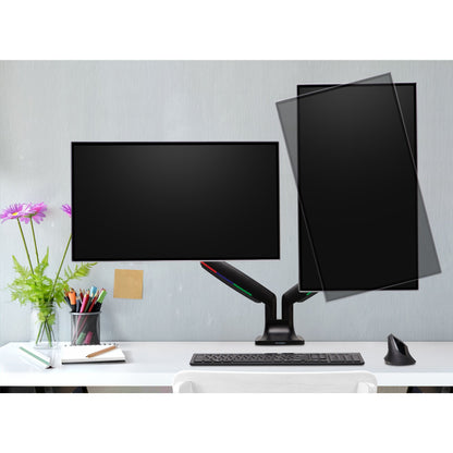Kensington SmartFit One-Touch Height-Adjustable Dual Monitor Arm Mount
