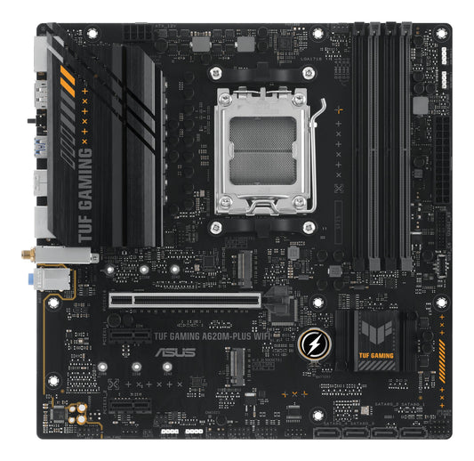 ASUS TUF GAMING A620M-PLUS WIFI AMD A620 Socket AM5 micro ATX Motherboard