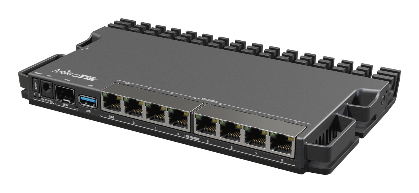 Mikrotik RB5009UG+S+IN wired router 2.5 Gigabit Ethernet Black Networking