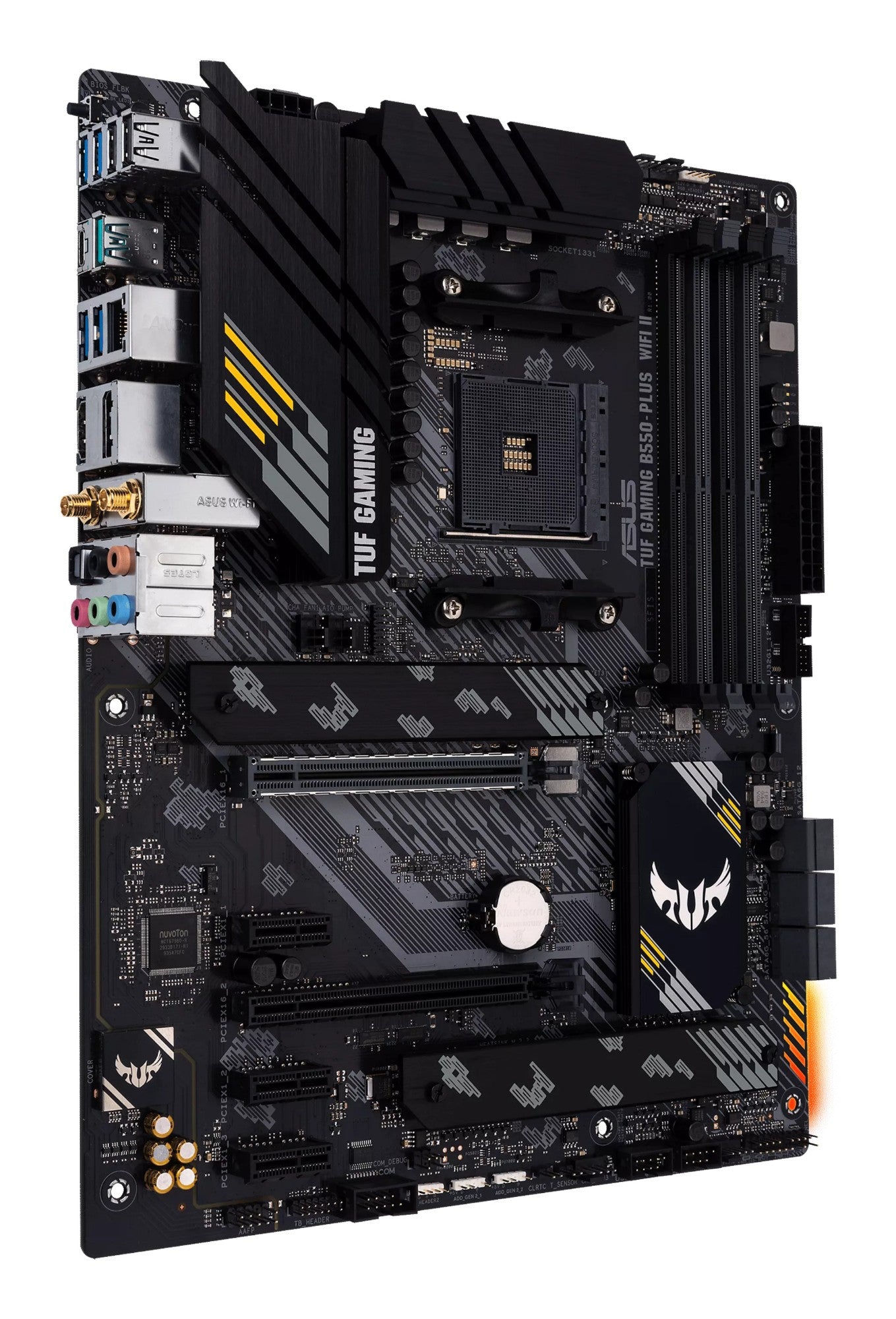 ASUS TUF GAMING B550-PLUS WIFI II AMD B550 Socket AM4 ATX Motherboard
