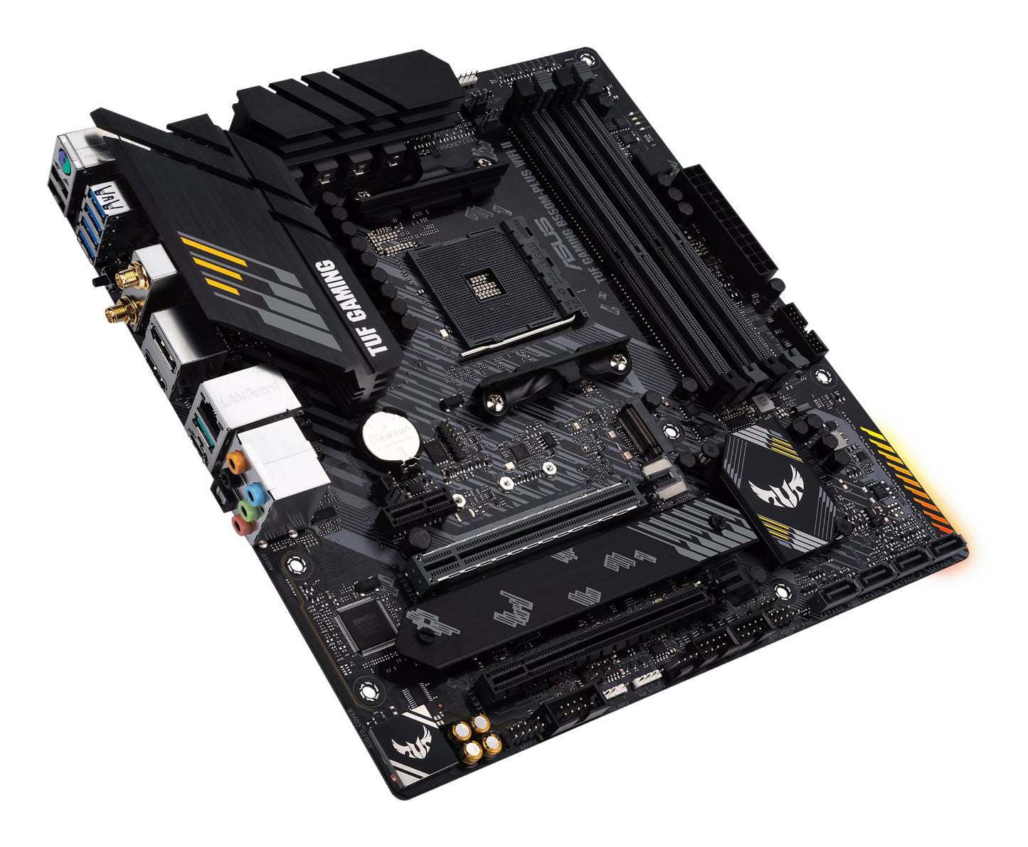 ASUS TUF GAMING B550M-PLUS WIFI II AMD B550 Socket AM4 micro ATX Motherboard