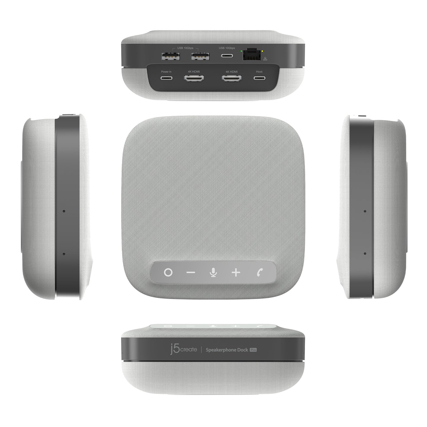 j5create JCDS337 USB-C® Speakerphone Docking Station