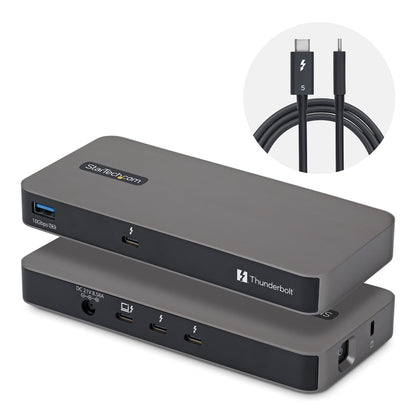 StarTech.com 4-Port Thunderbolt 5 Hub with Thunderbolt Share KVM, 80/120Gbps, 8K