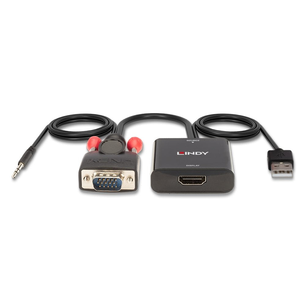 Lindy VGA and Audio to HDMI Converter Cable