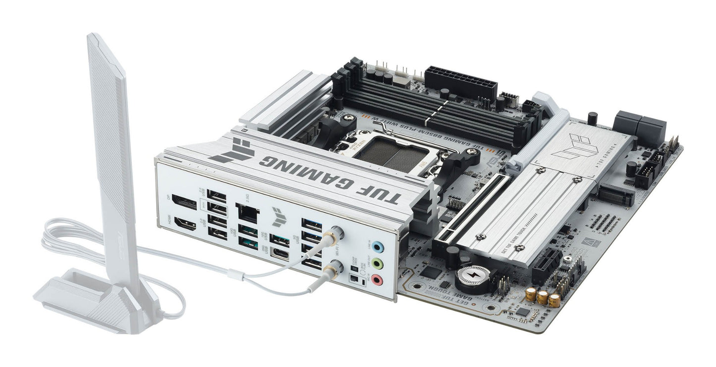 ASUS TUF GAMING B850M-PLUS WIFI7 W AMD B850 Socket AM5 micro ATX Motherboard